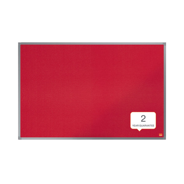 Nobo Essence Felt Notice Board 900 x 600mm Red 1904066