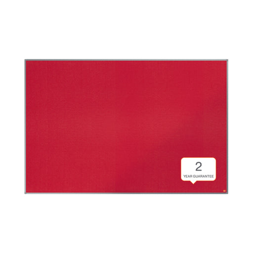 Nobo Essence Felt Notice Board 1800x1200mm Red 1904068