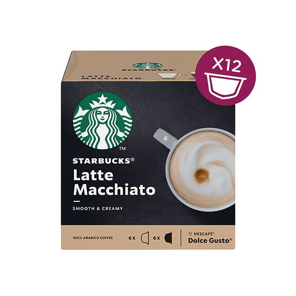 Nescafe Dolce Gusto Starbucks Latte Macchiato Capsules (Pack of 36) 12397696