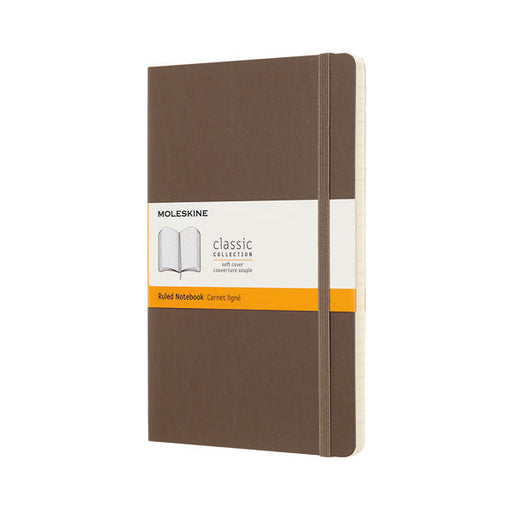 Moleskine Classic Soft Cover Ruled 130x210mm Large Brown QP616P14