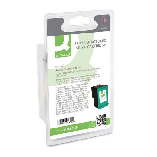 Q-Connect HP 351XL Remanufactured Colour Inkjet Cartridge High Yield CB338EE