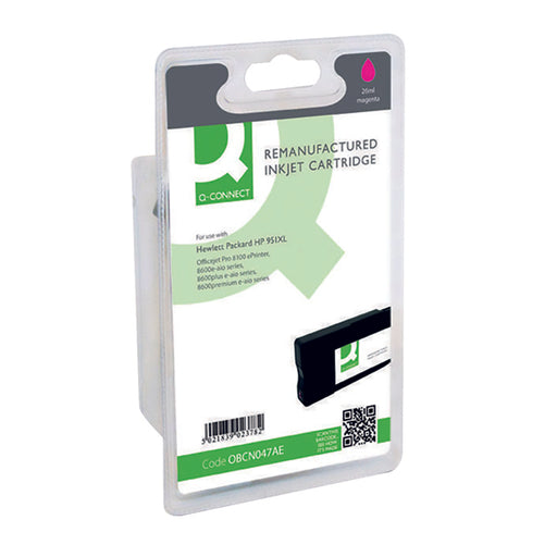 Q-Connect HP 951XL Remanufactured Magenta Inkjet Cartridge High Yield CN047AE