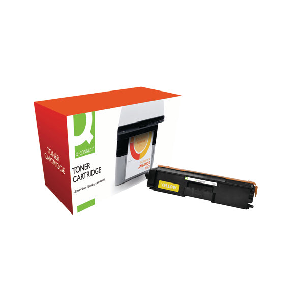 Q-Connect Compatible Solution Brother TN321Y Yellow Toner Cartridge TN321Y-COMP