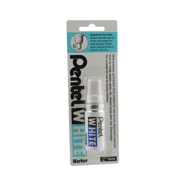 Pentel Paint Marker Bullet Tip Medium White BCX100W