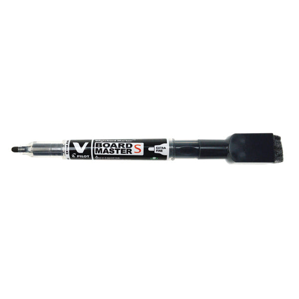 Pilot V-Board Drywipe Marker Eraser End Black (Pack of 10) 461101001