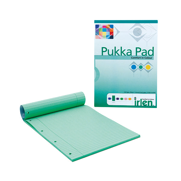 Pukka Pad A4 Refill Pad Green (Pack of 6) IRLEN50GREEN