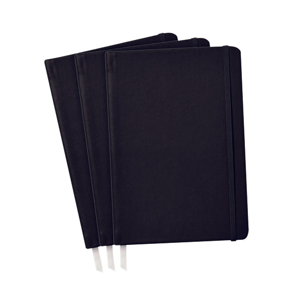 Pukka Softcover Journal Black (Pack of 3) 9372-CD