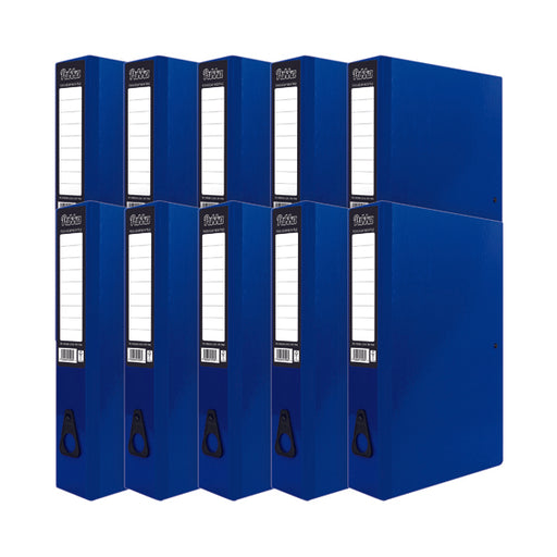 Pukka Brights Box File Foolscap Navy (Pack of 10) BR-7998