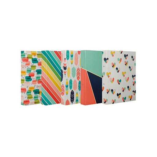 Pukka Pad A4 Fashion Ring Binder Assorted (Pack of 10) 9461-FF(ASST)