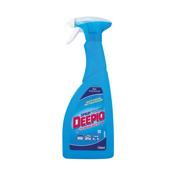 Deepio Professional Power Degreaser Spray 750ml (Pack of 6) 708032