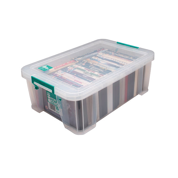 StoreStack 15 Litre Storage Box W300xD470xH170mm Clear RB11085