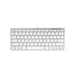 R-GO Compact Ergonomic Keyboard Wired White RGOECUKW