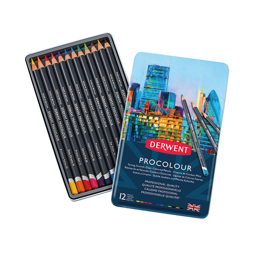 Derwent Procolour Colouring Pencils Drawing/Writing (Pack of 12) 2302505