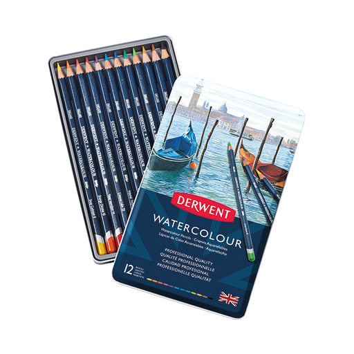 Derwent Watercolour Pencils Assorted (Pack of 12) 32881