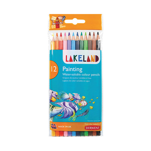 Derwent Lakeland Watercolour Painting Pencils (Pack of 12) 33254