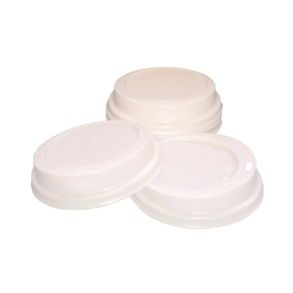 Caterpack White 25cl Paper Cup Sip Lids (Pack of 100) MXPWL80