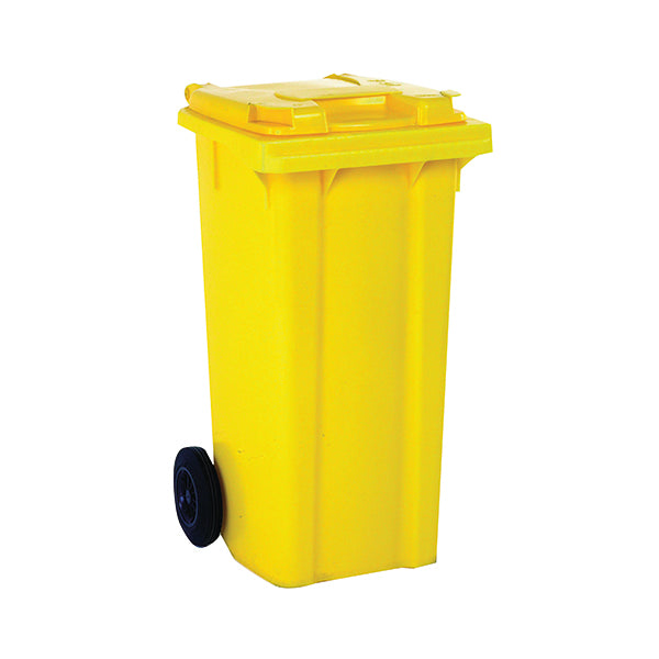 Wheelie Bin 120 Litre Yellow (W480 x D555 x H930mm) 331120