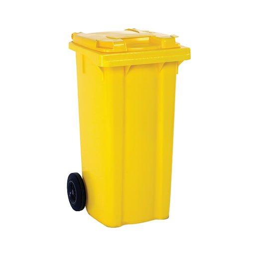 Wheelie Bin 240 Litre Yellow (W580 x D740 x H1070mm) 331193