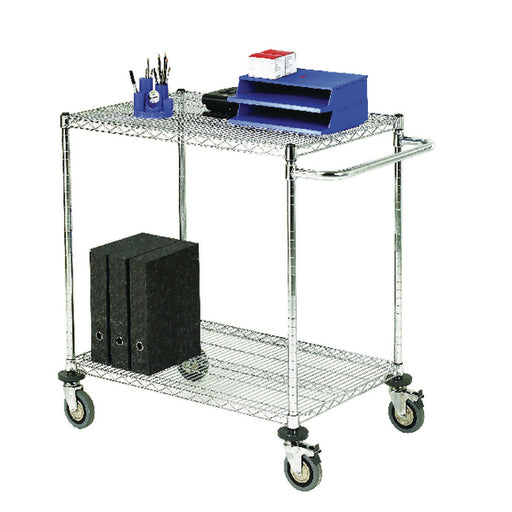 Mobile Trolley 2-Tier Chrome 373001