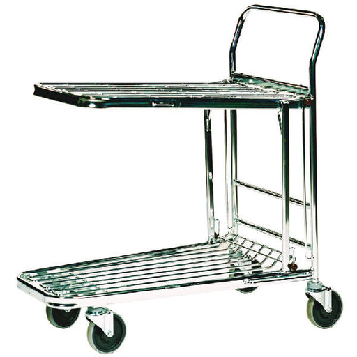 Stock Trolley Metallic Grey 300kg Capacity (W460 x D865 x H980mm) 373227