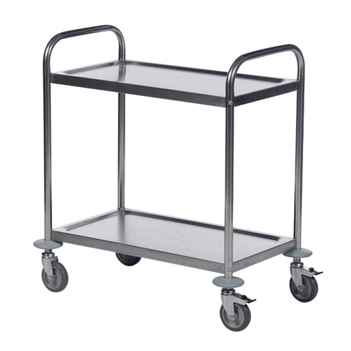 Economy Stainless Steel 2-Shelf Trolley 375608