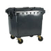 Wheelie Bin With Flat Lid 770 Litre Grey 377388