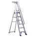 Aluminium Step Ladder With Platform 7 Steps 377857