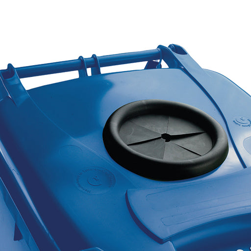 Wheelie Bin With Bottle Bank Aperture 360 Litre Blue 377867