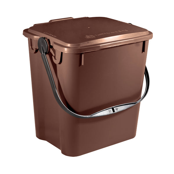 Solid Walled Kitchen Caddy 10L Brown 378479