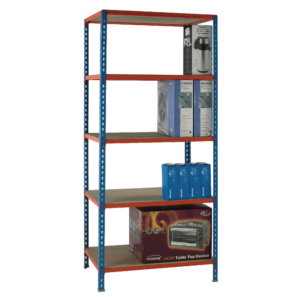 Standard Duty Painted Orange Shelf Unit Blue 378966