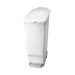 Slim Plastic Pedal Bin 40L White 382649