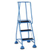 Light Blue 3 Tread Step Ladder (Load capacity: 125kg) 385134