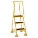 Yellow 3 Tread Step Ladder (Load capacity: 125kg) 385137