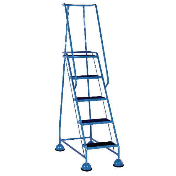 Light Blue 5 Tread Step Ladder (Load capacity: 120kg) 385142