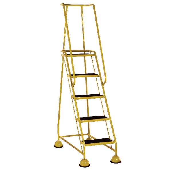 Yellow 5 Tread Step Ladder (Load capacity: 125kg) 385145