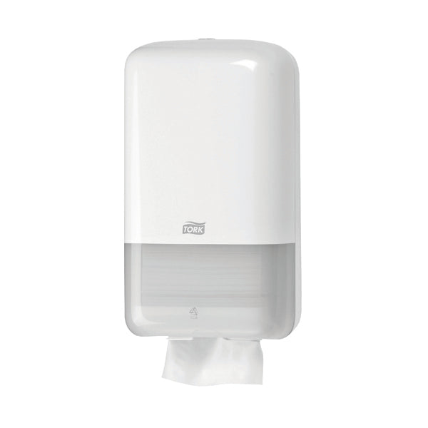 Tork T3 Folded Toilet Tissue Dispenser White 556000