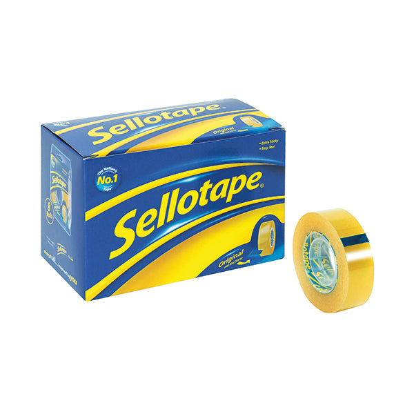 Sellotape Original Golden Tape 18mmx33m (Pack of 8) 1443251