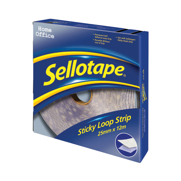 Sellotape Sticky Loop Strip 25mmx12m 1445182