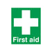 Safety Sign First Aid 100x250mm PVC FA00607R