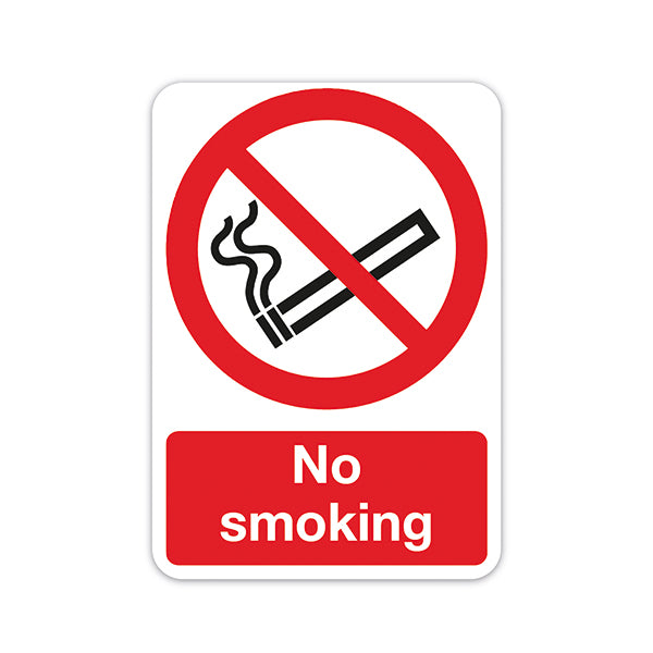 Safety Sign No Smoking A5 PVC ML02051R