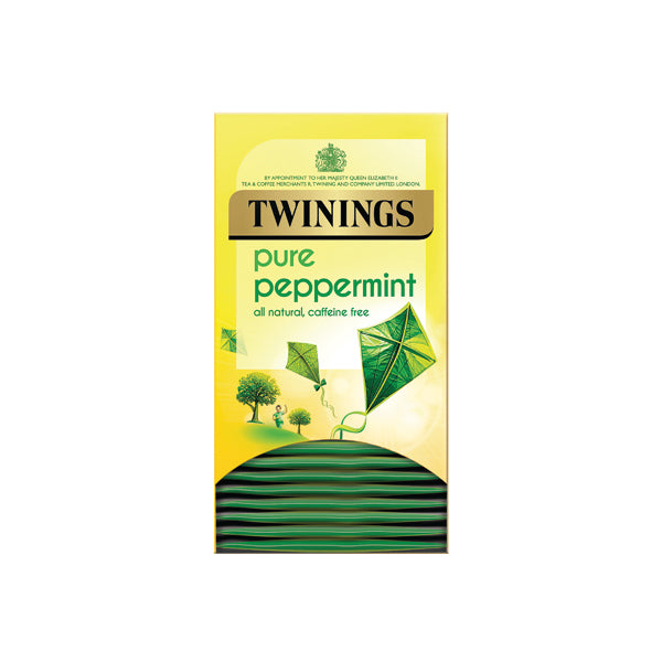 Twinings Pure Peppermint Herbal Infusion Tea Bags (Pack of 20) F09612