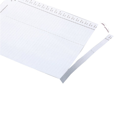 Rexel Crystalfile Lateral 275 Tab Inserts White (Pack of 57) 78370