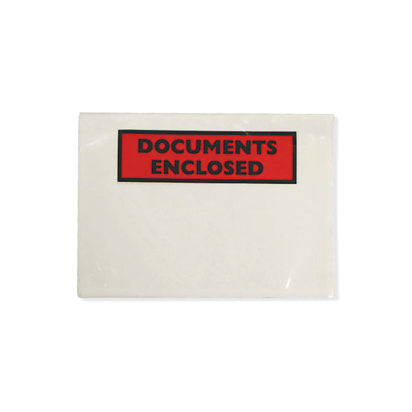 GoSecure Self Adhesive Document Envelopes A6 Documents Enclosed Text (Pack of 1000) 4302002