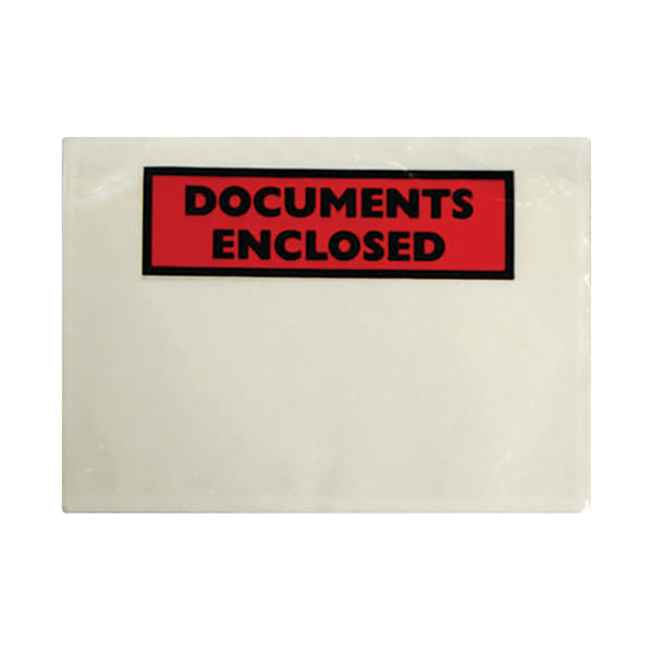 GoSecure Document Envelopes Documents Enclosed Self Adhesive A5 (Pack of 1000) 4302003