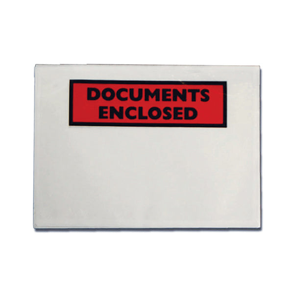 GoSecure Document Envelopes Documents Enclosed Self Adhesive DL (Pack of 100) 9743DLDE01