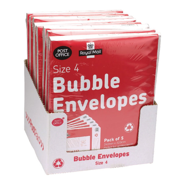 Postpak Size 4 Bubble Envelope (Pack of 40) 41632