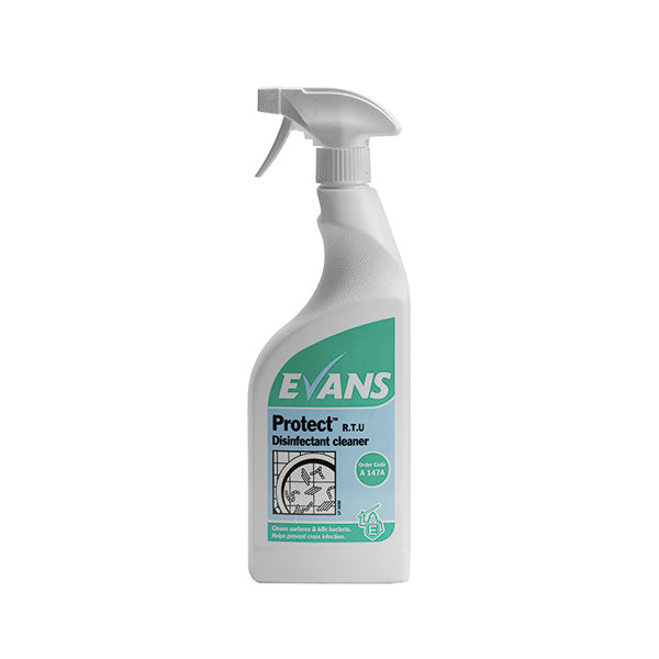 Evans Protect Ready-to-Use Disinfectant 750ml (Pack of 6) A147AEV