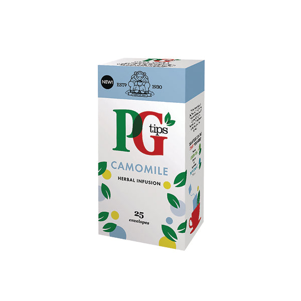 PG Tips Camomile Envelope Tea Bags (Pack of 25) 49095901