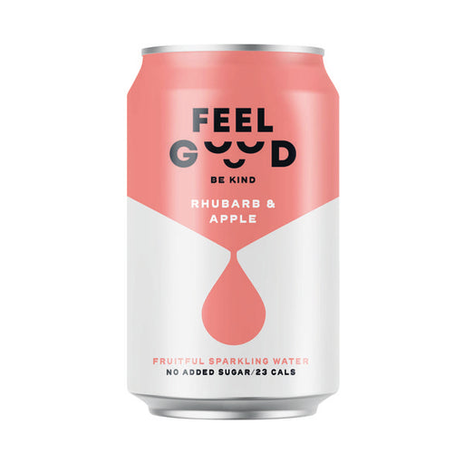 Feel Good Rhubarb and Apple Drink 330ml (Pack of 12) 7170