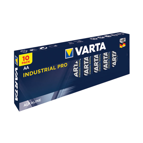 Varta Industrial Pro AA Battery (Pack of 10) 04006211111